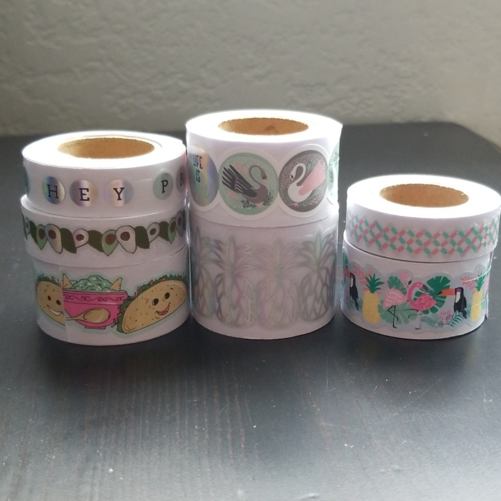 Washi tapes, 7 different design